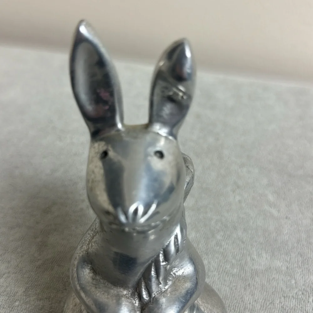 Pottery Barn Rabbit Bunny Tealight Candle Holder Easter Spring